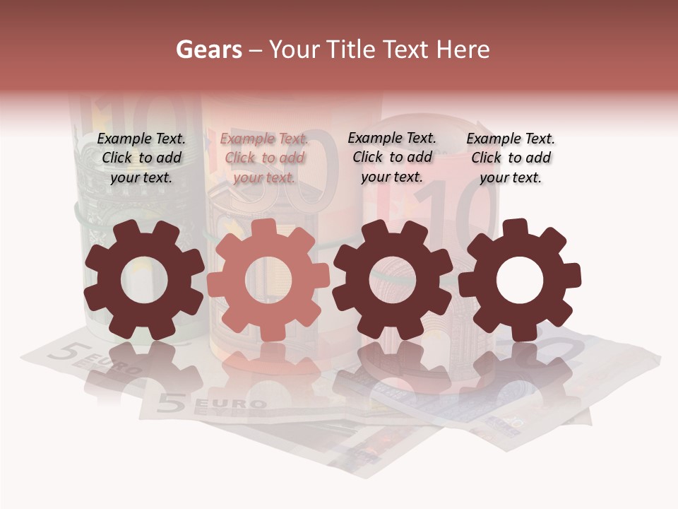 European Roll Euro PowerPoint Template