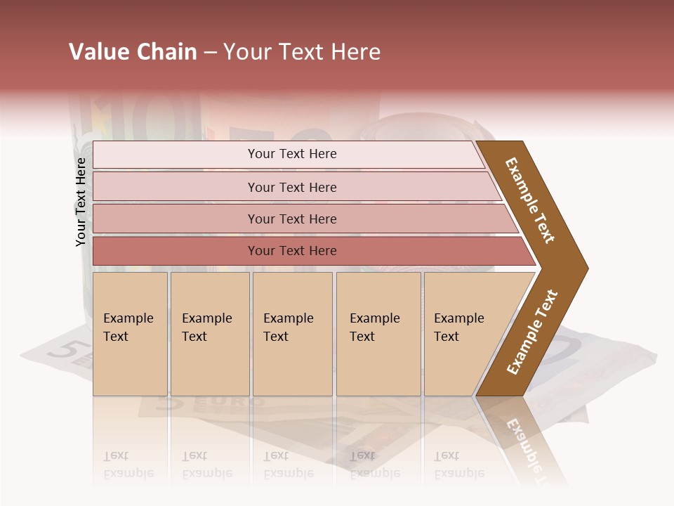European Roll Euro PowerPoint Template
