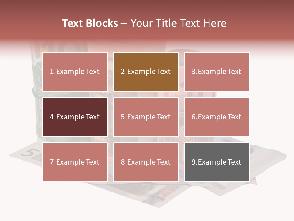 European Roll Euro PowerPoint Template