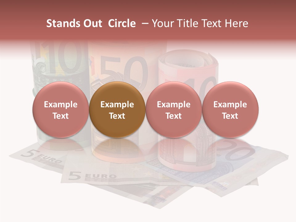 European Roll Euro PowerPoint Template