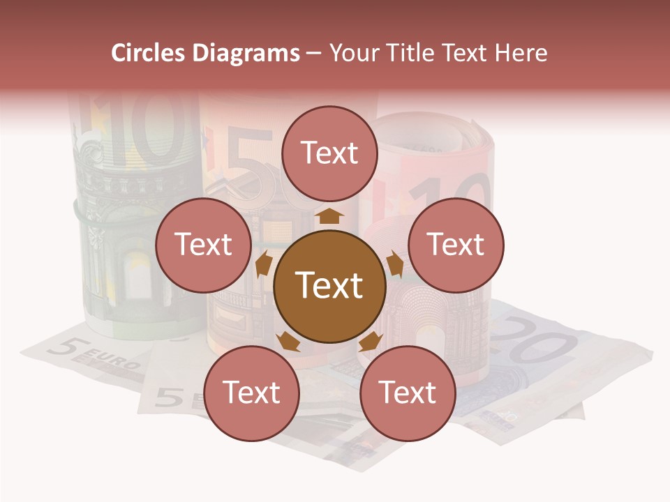 European Roll Euro PowerPoint Template