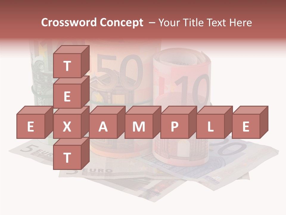 European Roll Euro PowerPoint Template