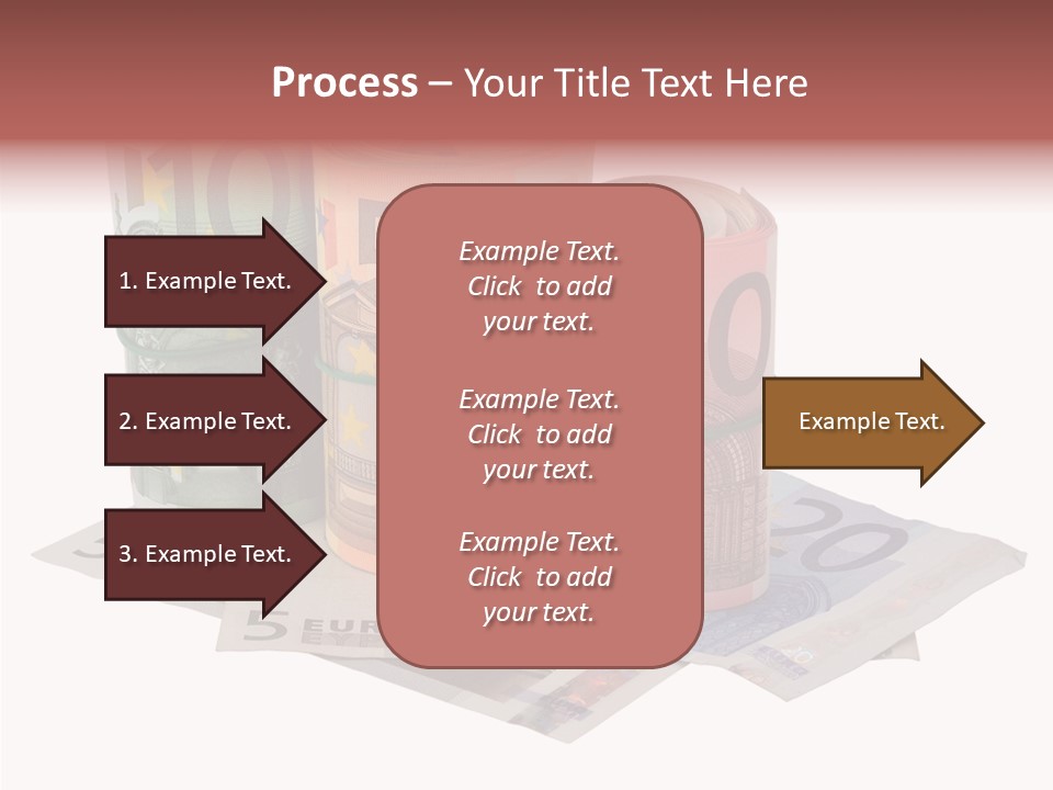 European Roll Euro PowerPoint Template