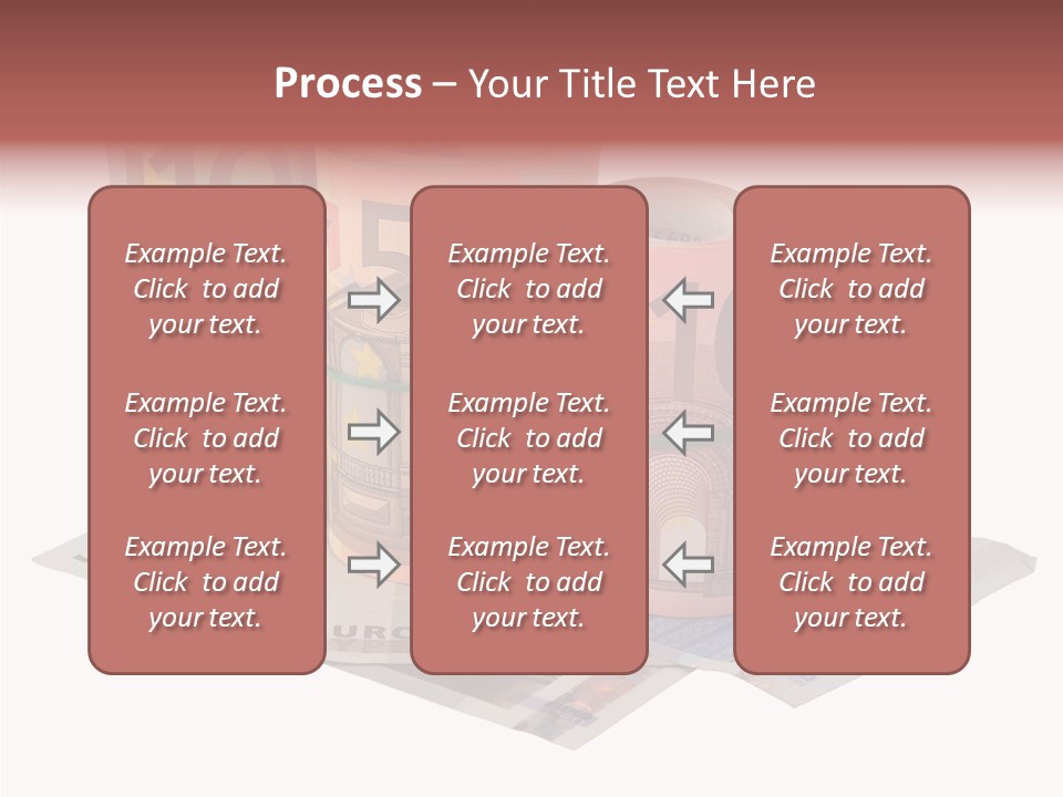 European Roll Euro PowerPoint Template