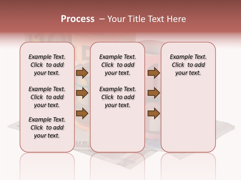 European Roll Euro PowerPoint Template