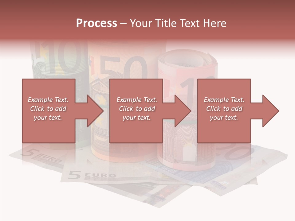 European Roll Euro PowerPoint Template