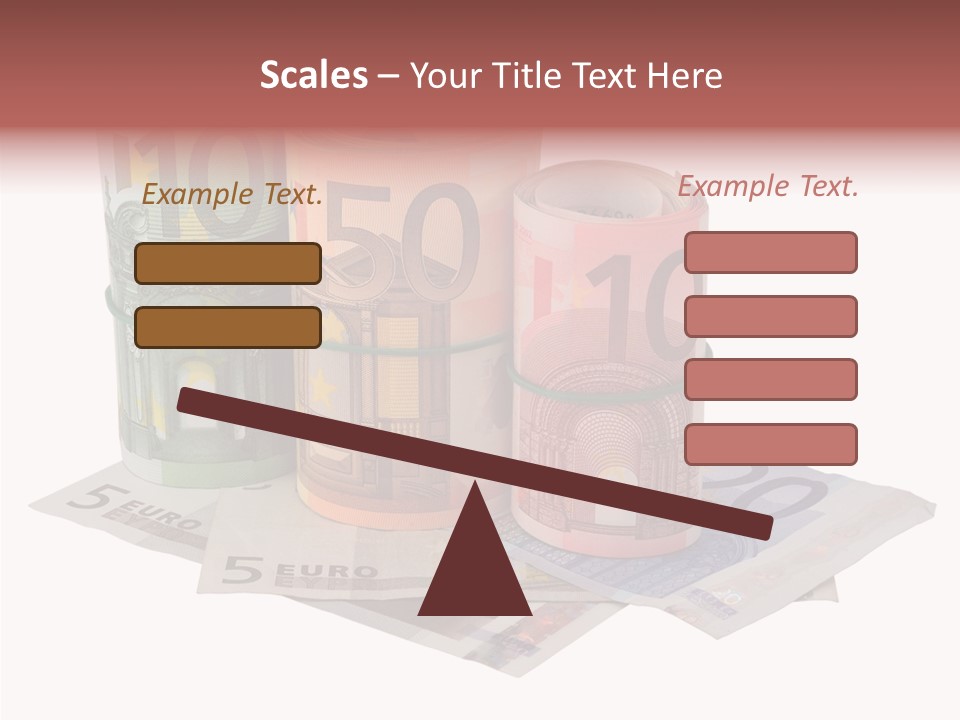 European Roll Euro PowerPoint Template