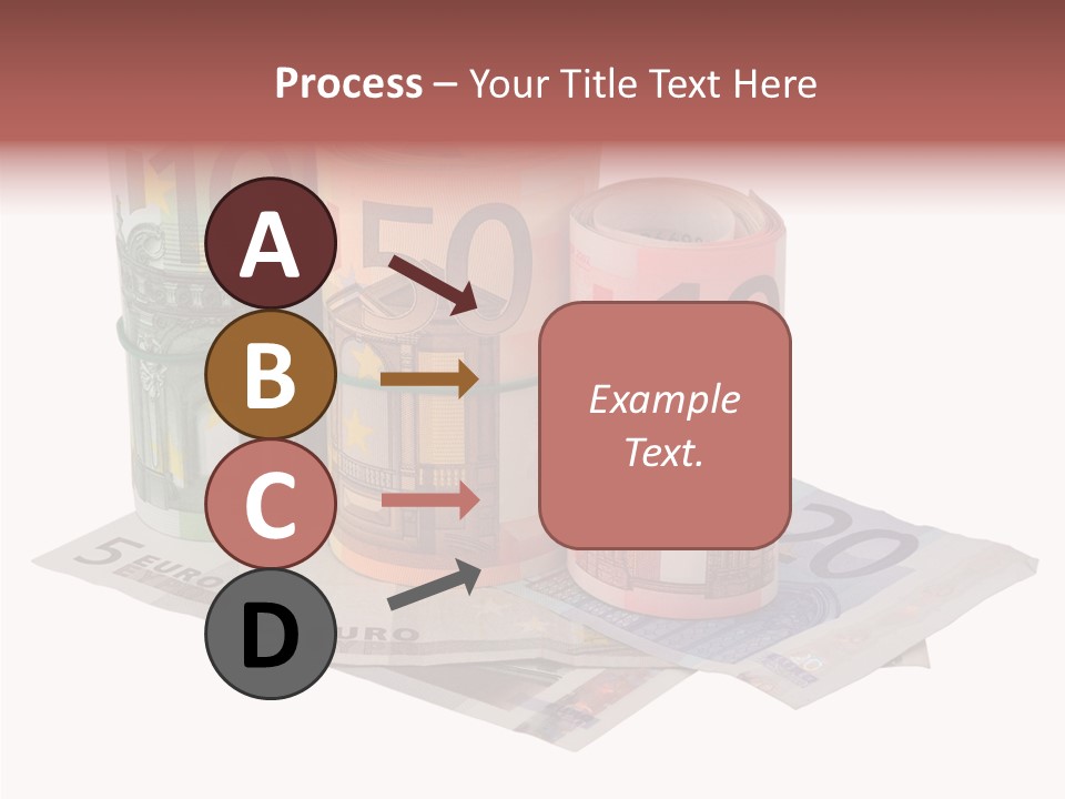 European Roll Euro PowerPoint Template