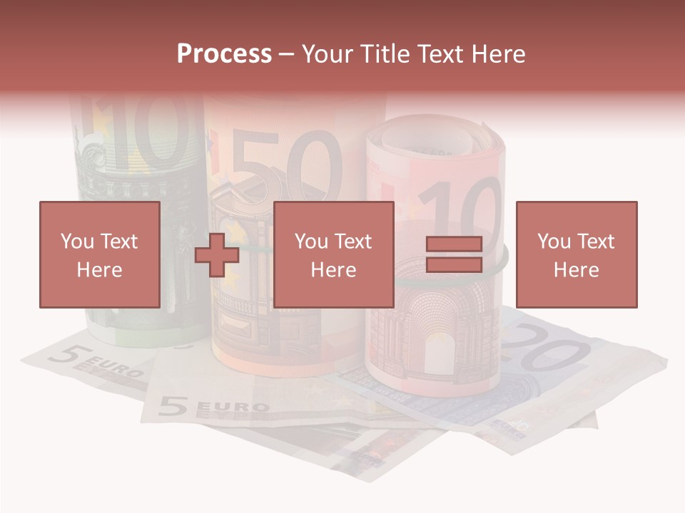 European Roll Euro PowerPoint Template