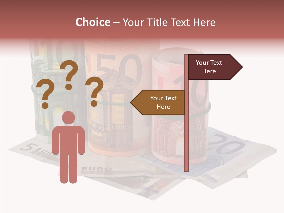 European Roll Euro PowerPoint Template