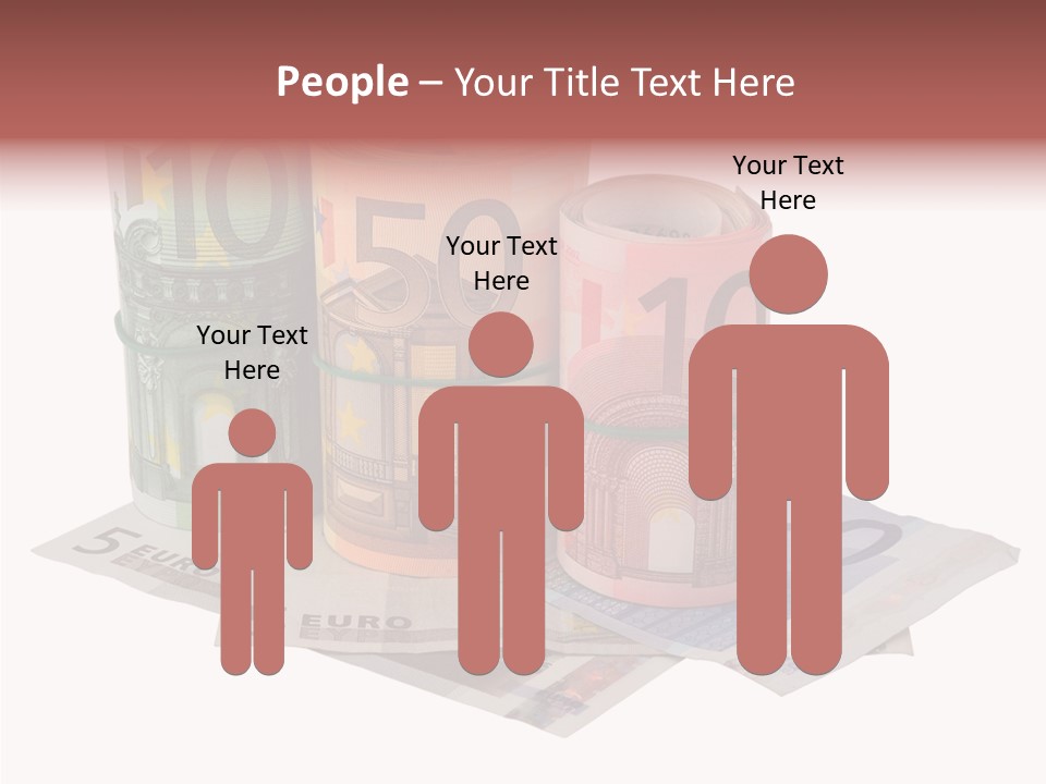 European Roll Euro PowerPoint Template