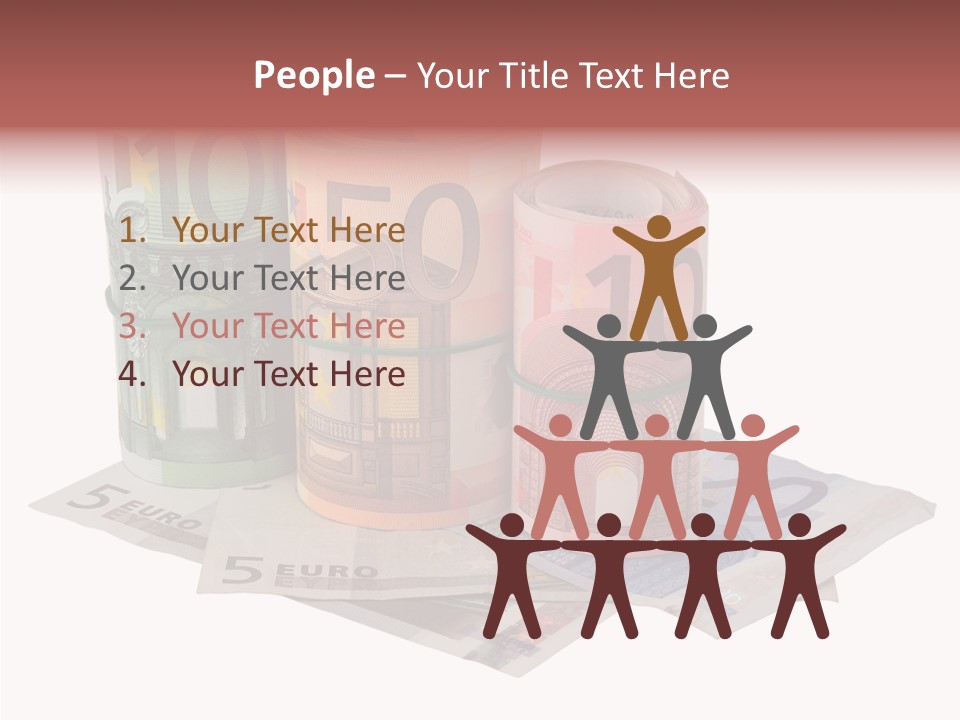 European Roll Euro PowerPoint Template