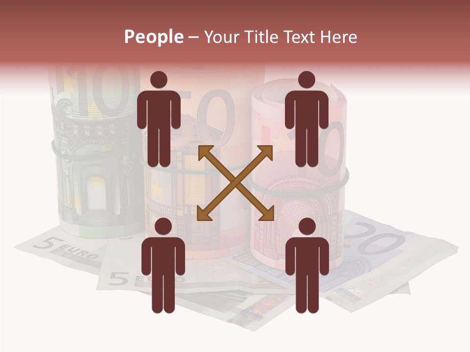 European Roll Euro PowerPoint Template