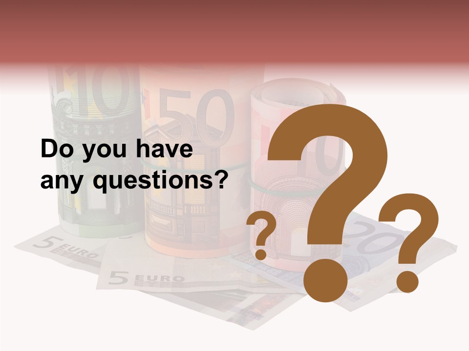 European Roll Euro PowerPoint Template