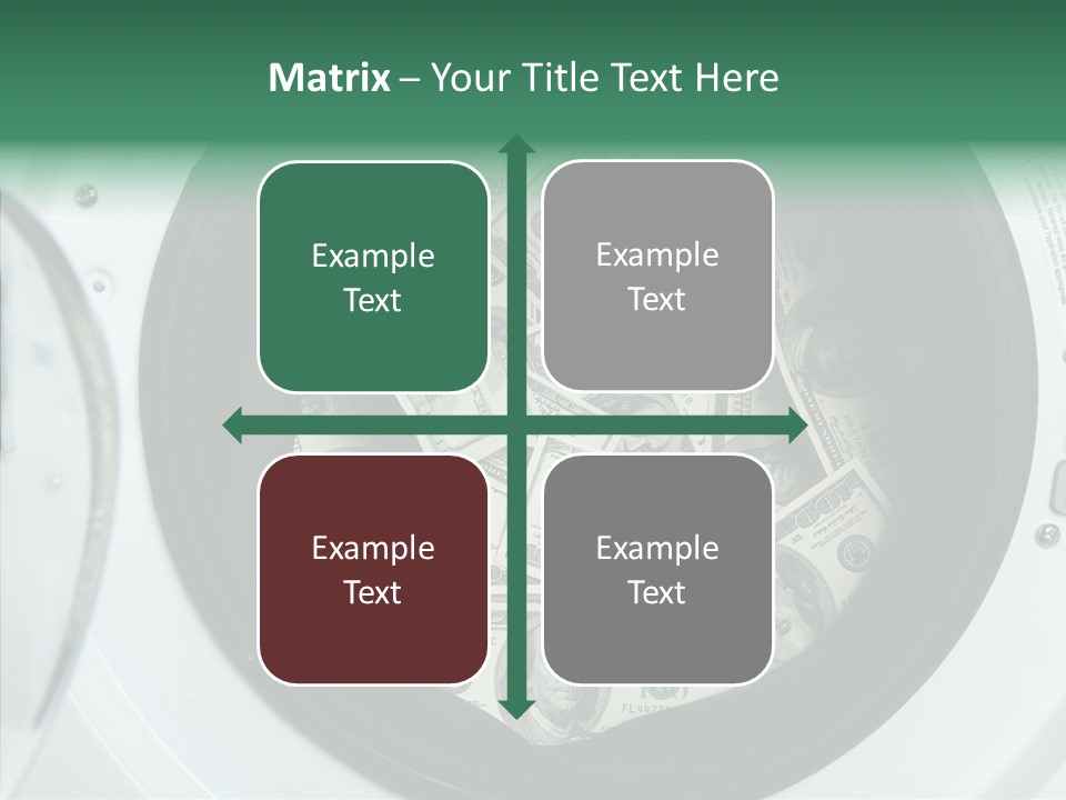 Money Laundry PowerPoint Template