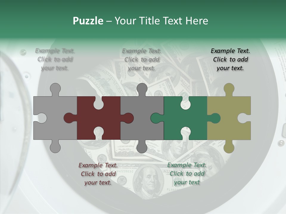 Money Laundry PowerPoint Template