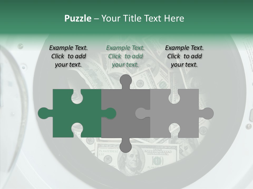 Money Laundry PowerPoint Template