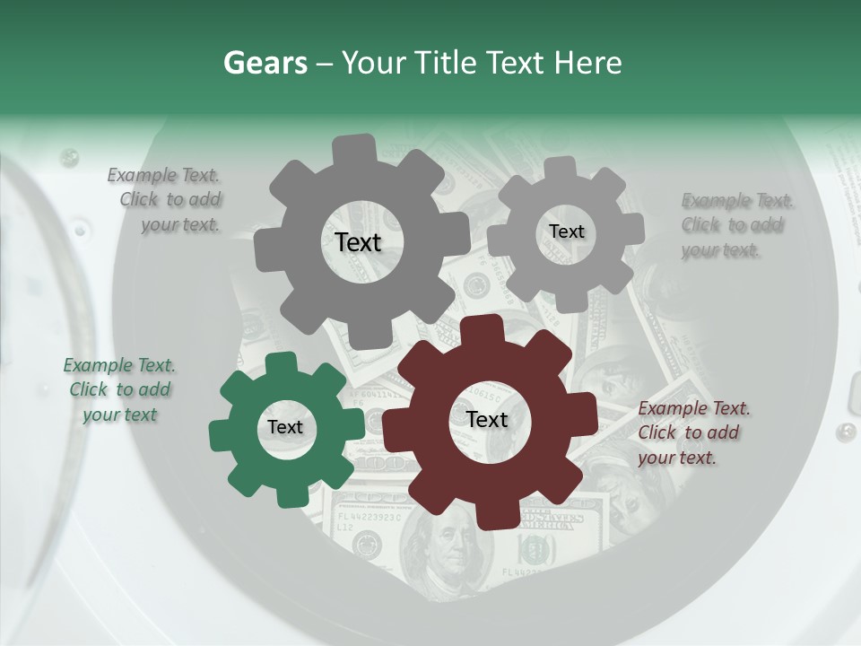 Money Laundry PowerPoint Template