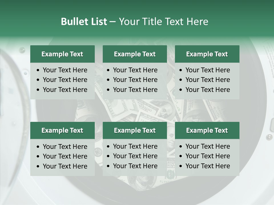 Money Laundry PowerPoint Template