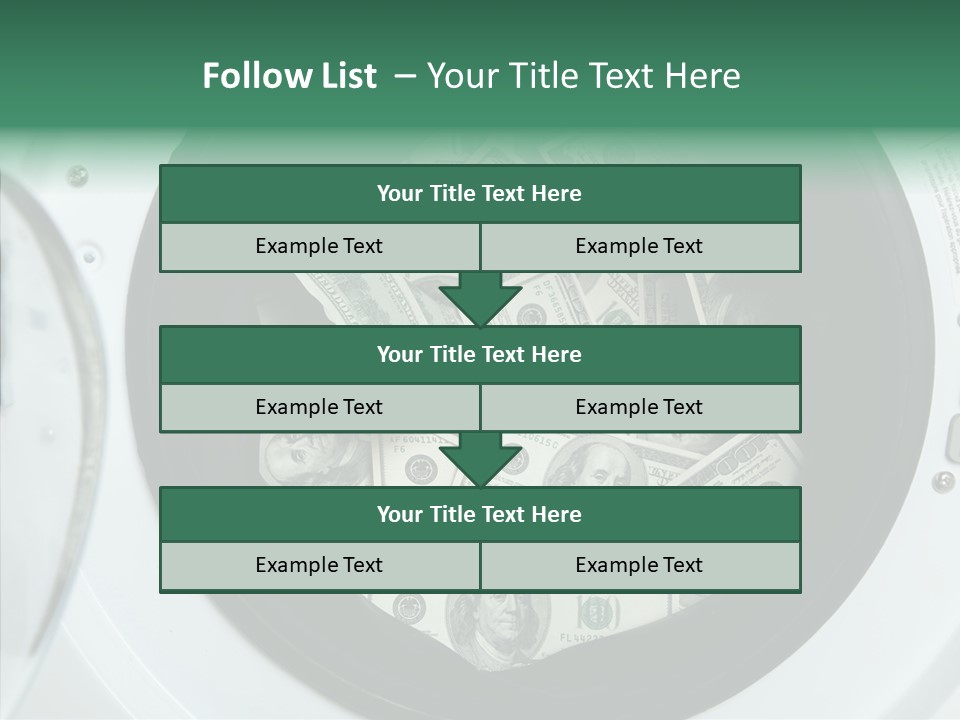 Money Laundry PowerPoint Template
