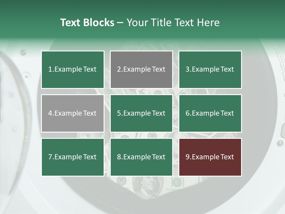 Money Laundry PowerPoint Template