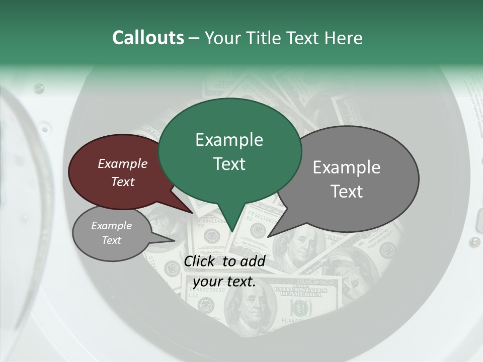 Money Laundry PowerPoint Template