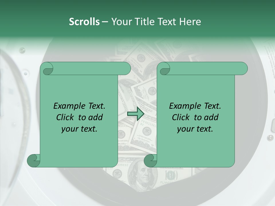 Money Laundry PowerPoint Template