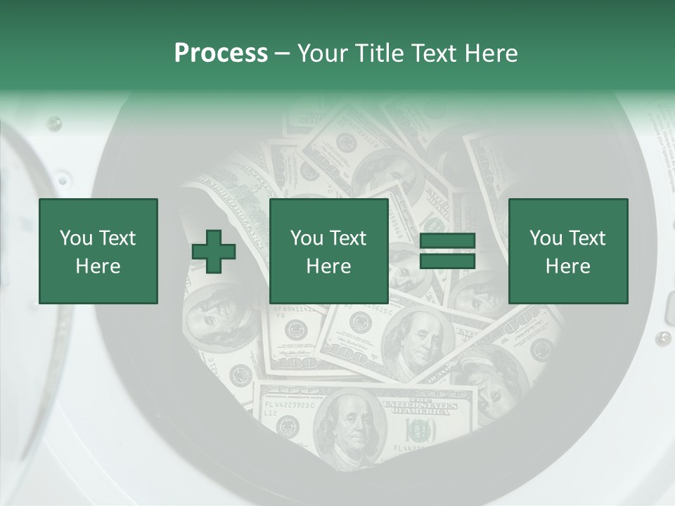 Money Laundry PowerPoint Template