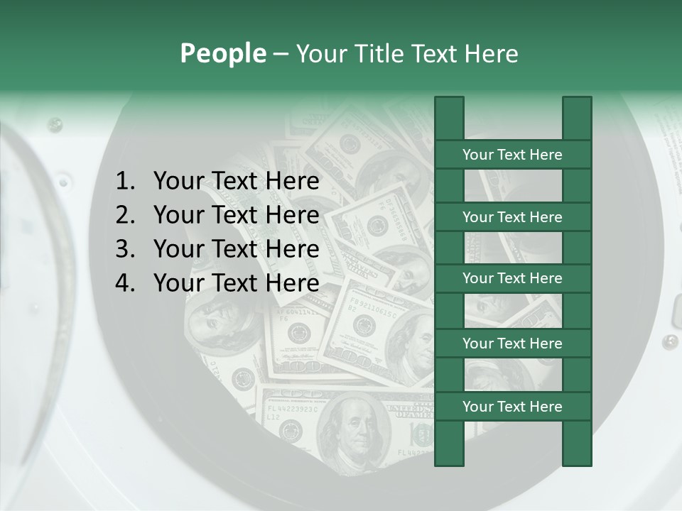 Money Laundry PowerPoint Template