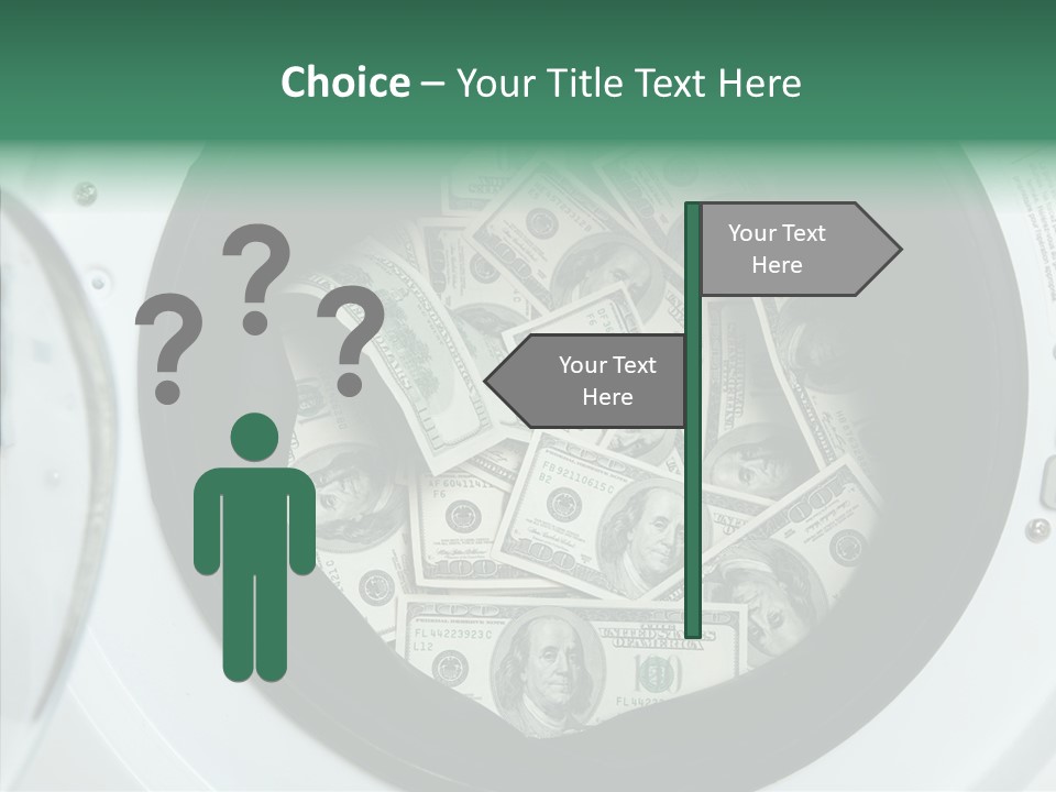 Money Laundry PowerPoint Template