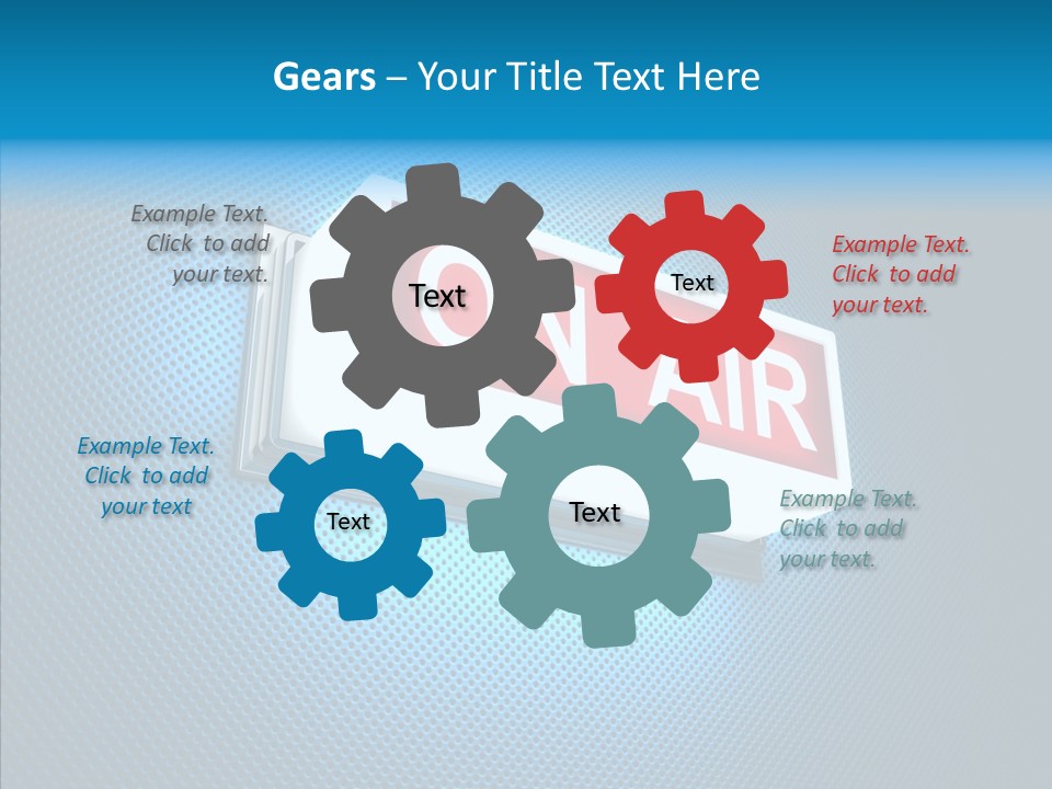 Radio On Air PowerPoint Template