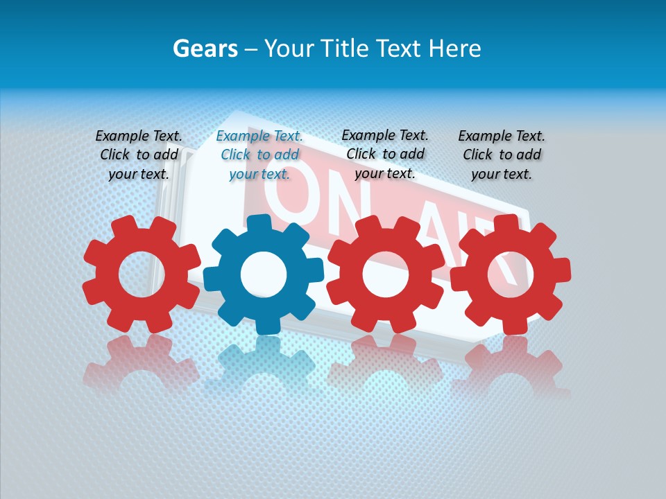 Radio On Air PowerPoint Template