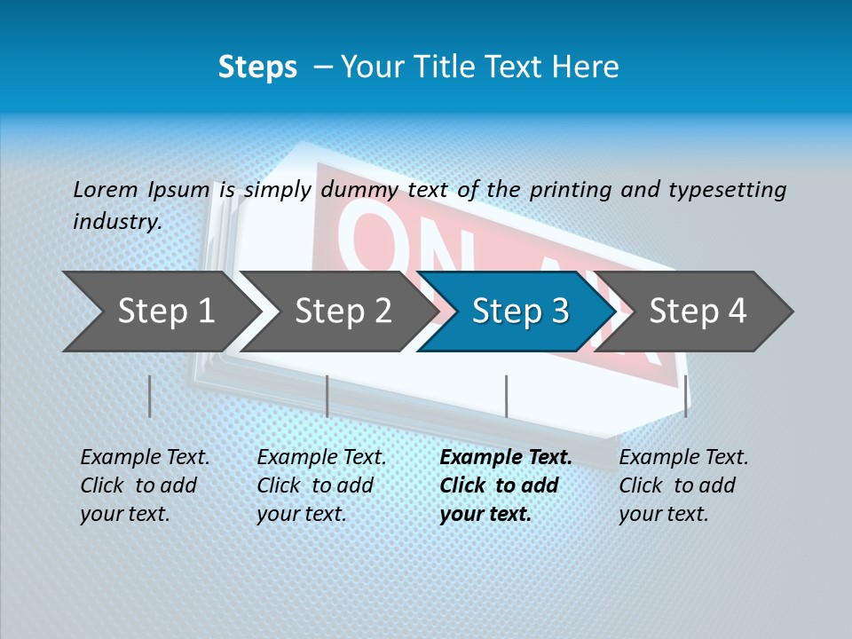 Radio On Air PowerPoint Template