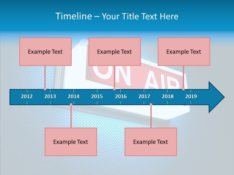 Radio On Air PowerPoint Template