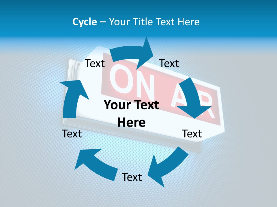 Radio On Air PowerPoint Template