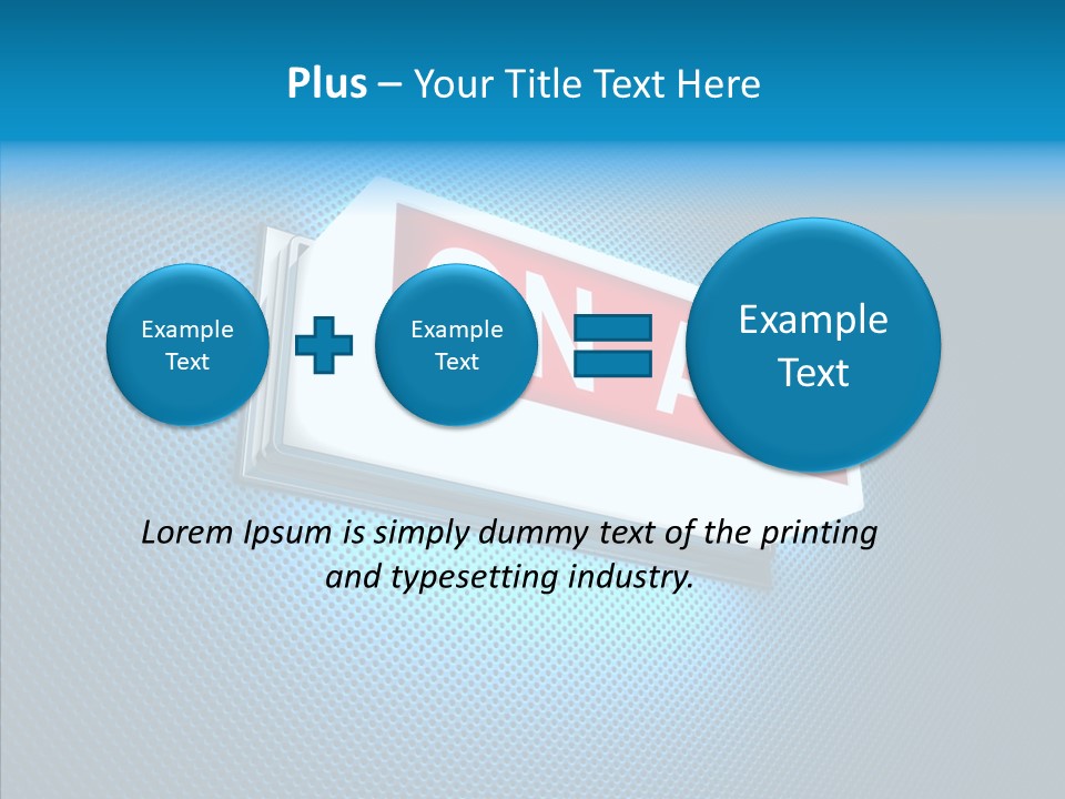 Radio On Air PowerPoint Template