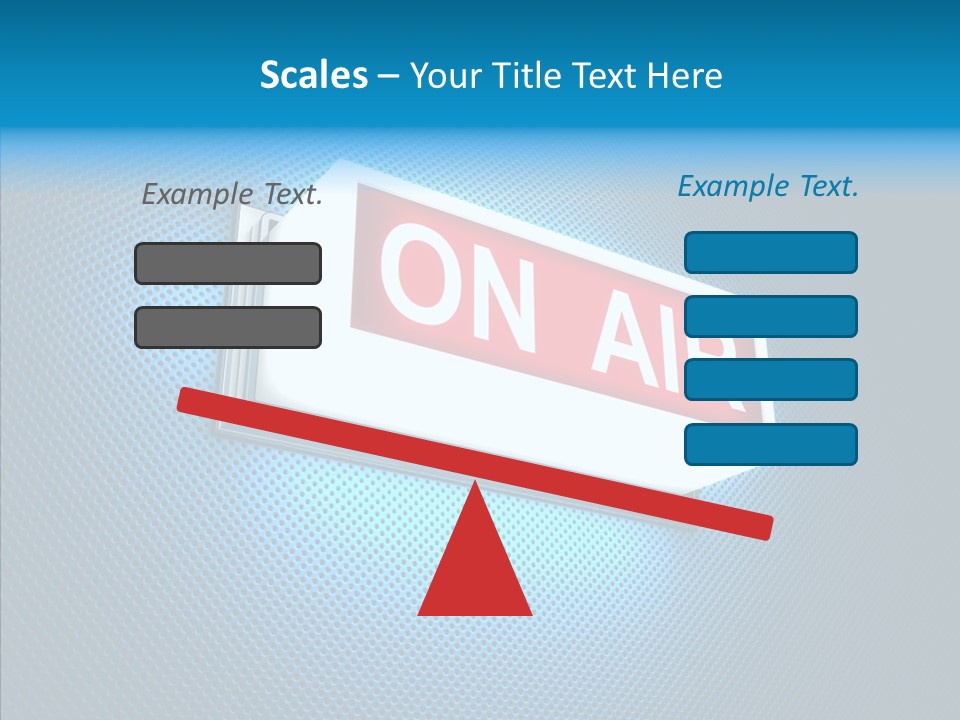 Radio On Air PowerPoint Template