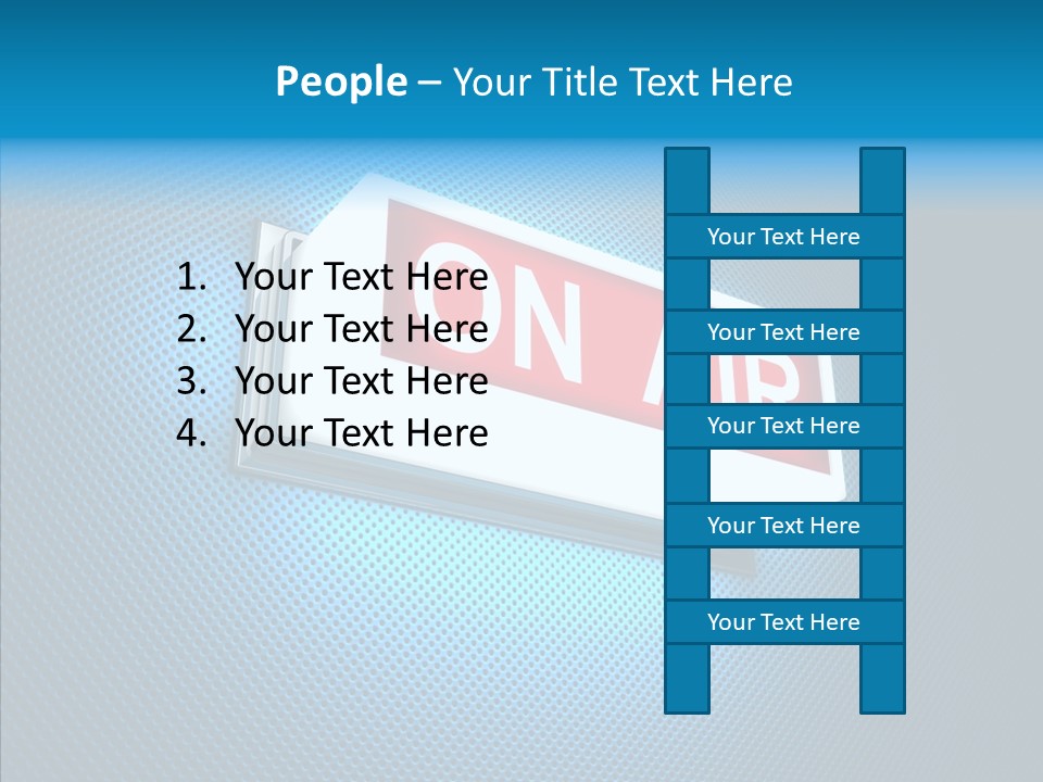 Radio On Air PowerPoint Template