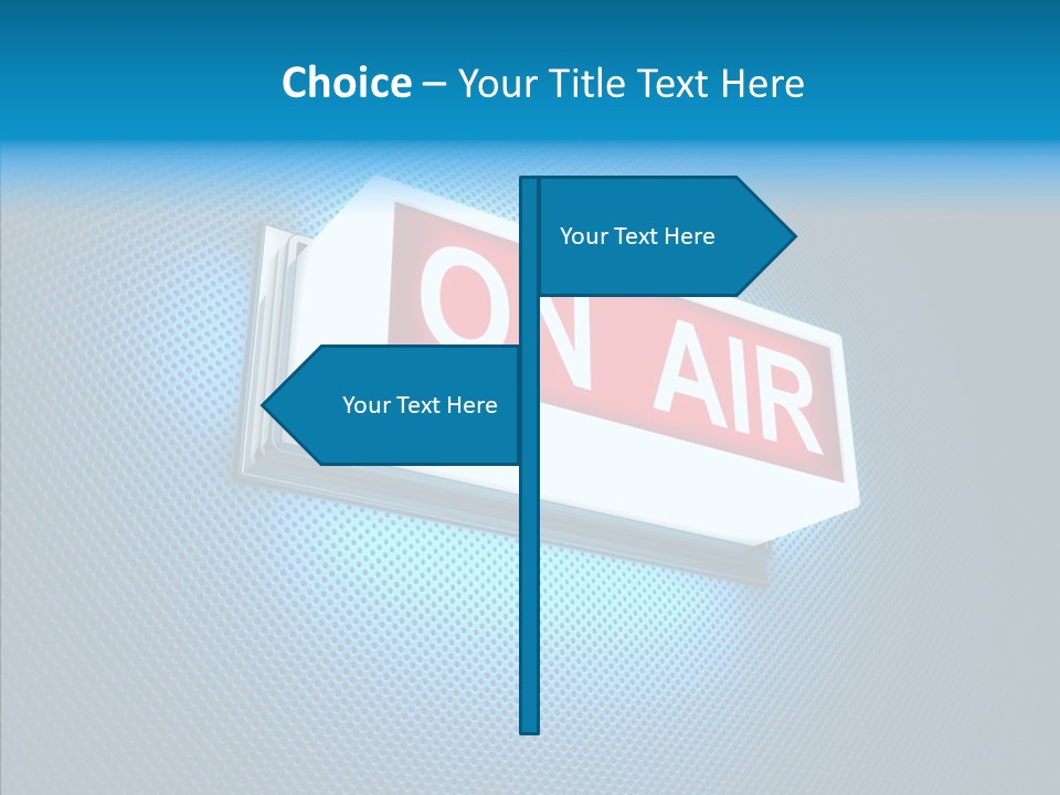 Radio On Air PowerPoint Template
