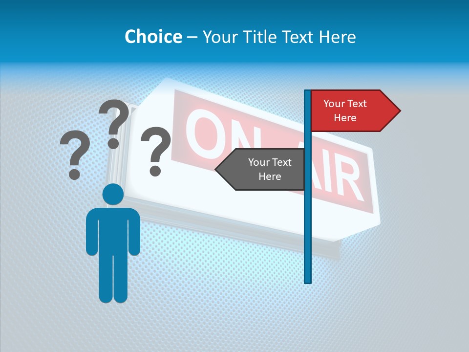 Radio On Air PowerPoint Template