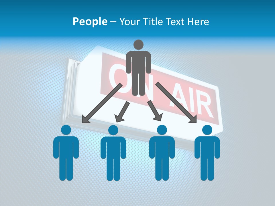 Radio On Air PowerPoint Template