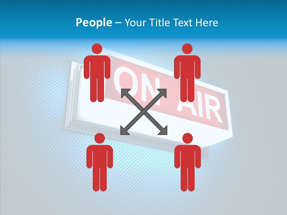 Radio On Air PowerPoint Template