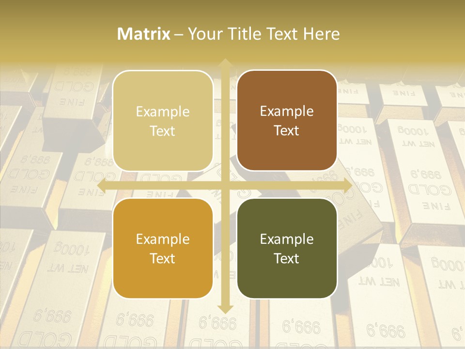 Dubai Gold PowerPoint Template