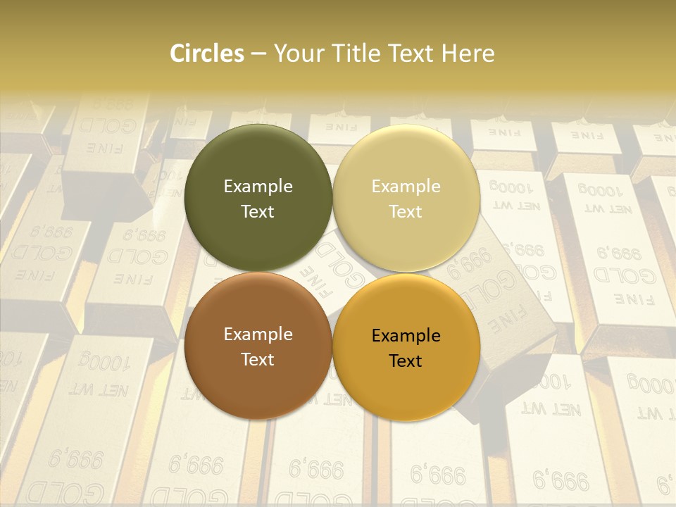 Dubai Gold PowerPoint Template