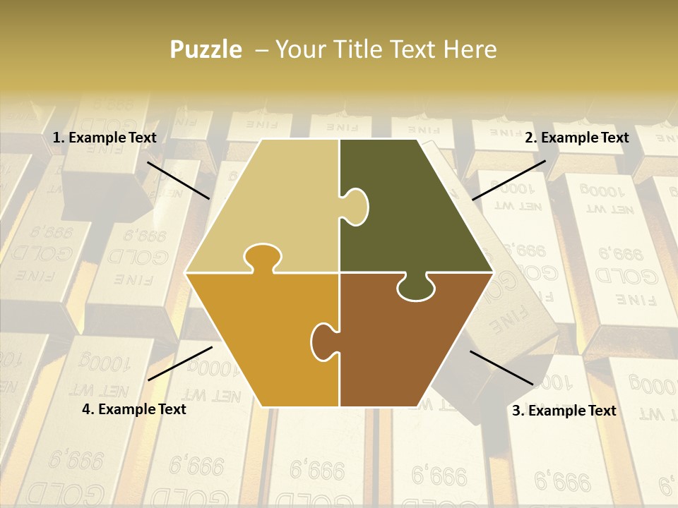 Dubai Gold PowerPoint Template