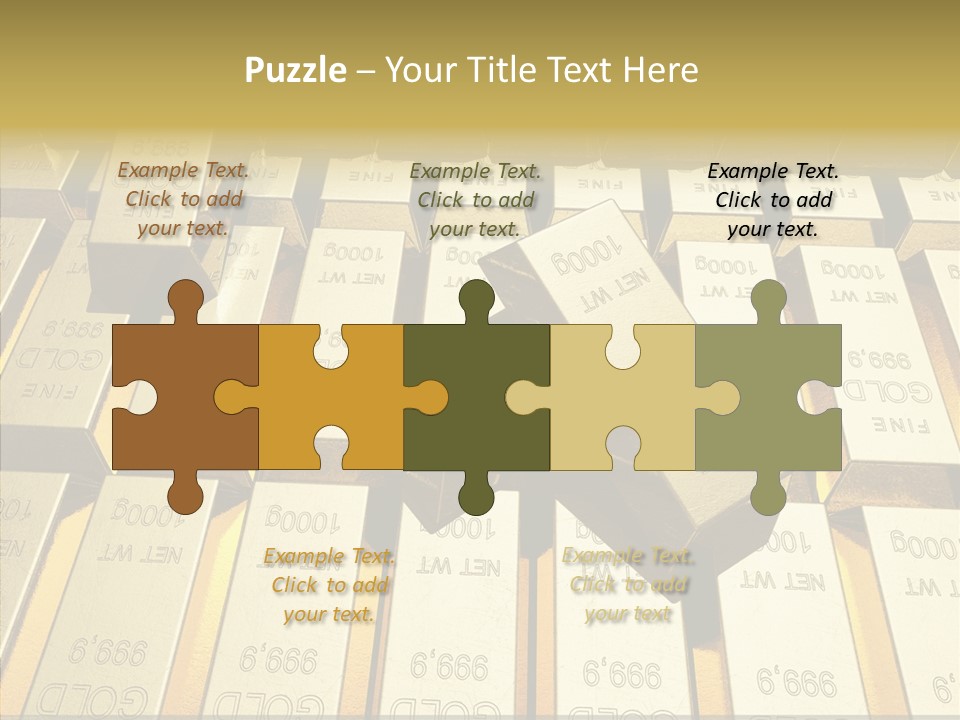 Dubai Gold PowerPoint Template