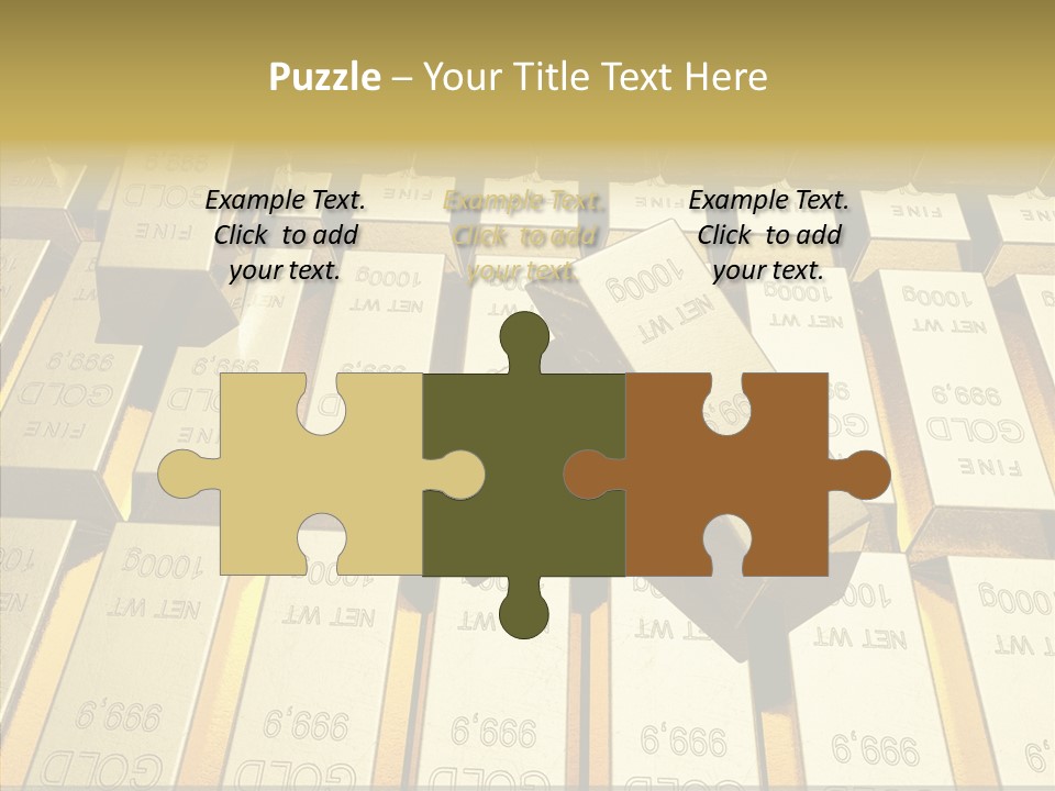 Dubai Gold PowerPoint Template