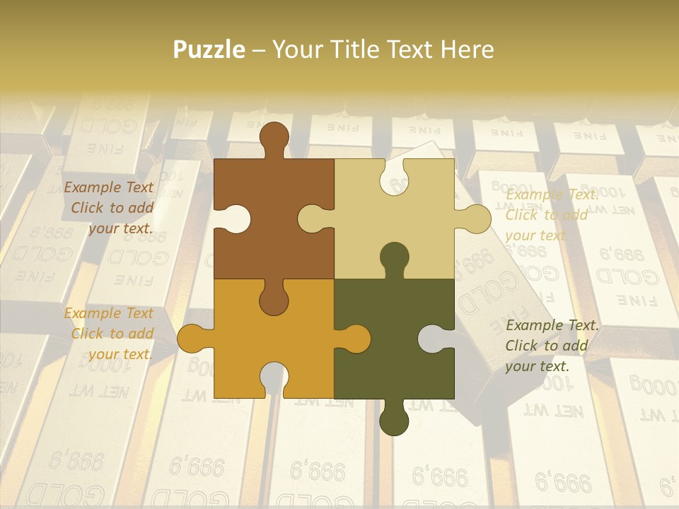 Dubai Gold PowerPoint Template