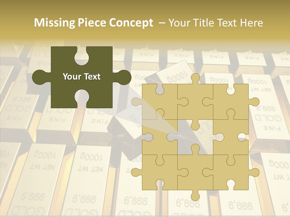 Dubai Gold PowerPoint Template