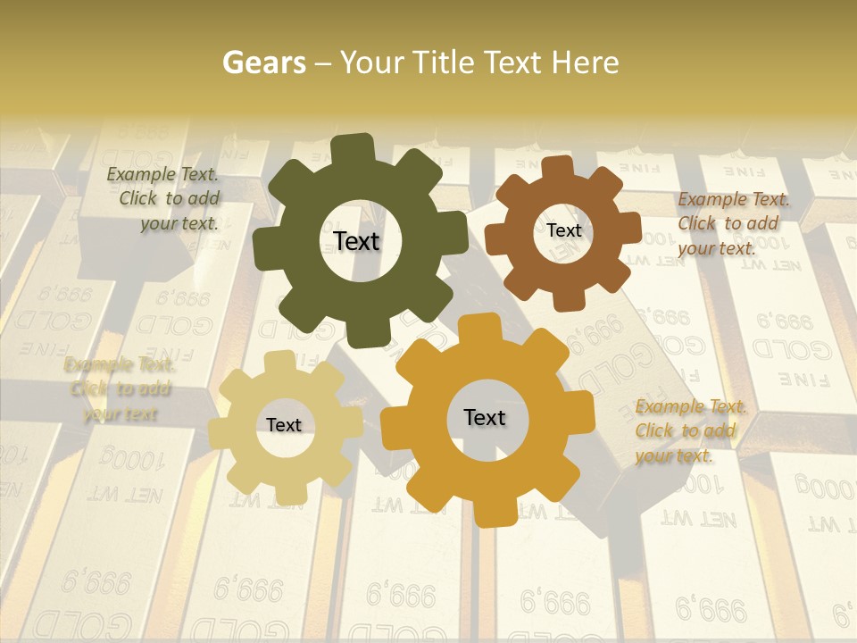 Dubai Gold PowerPoint Template